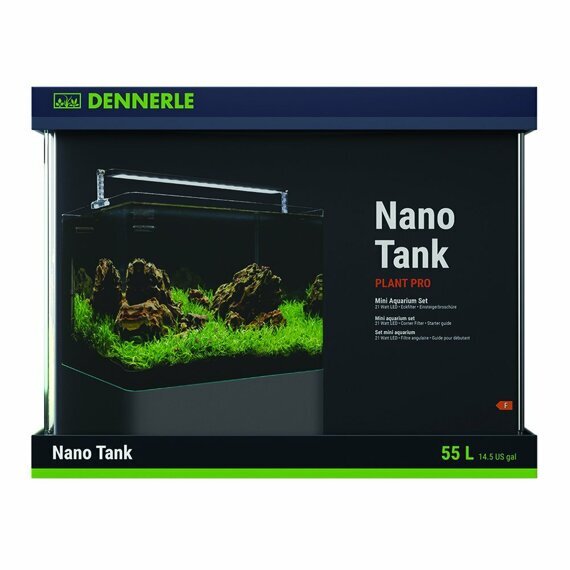 Den-3315 Аквариум Dennerle Nano Tank Plant Pro 55 литров (в комплекте фильтр, специализированное освещение)